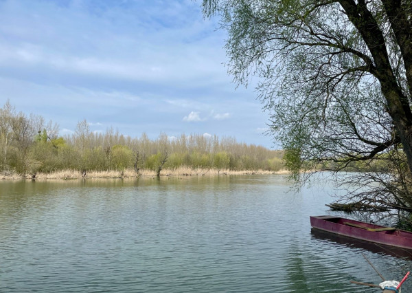 Na predaj rekreačný pozemok pri Dunaji v rekrečnej časti obce Bodíky