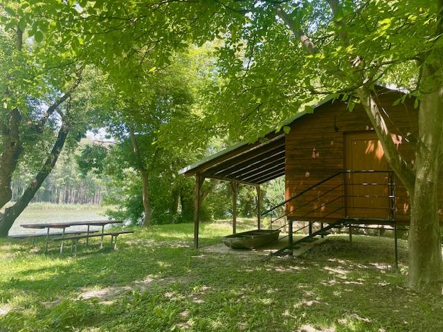 BODÍKY - na predaj pozemok s rekreačnou chatou priamo na brehu Dunaja v Bodíkoch.